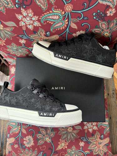 Amiri Amiri Crystal Glitter Star Sneakers - image 1