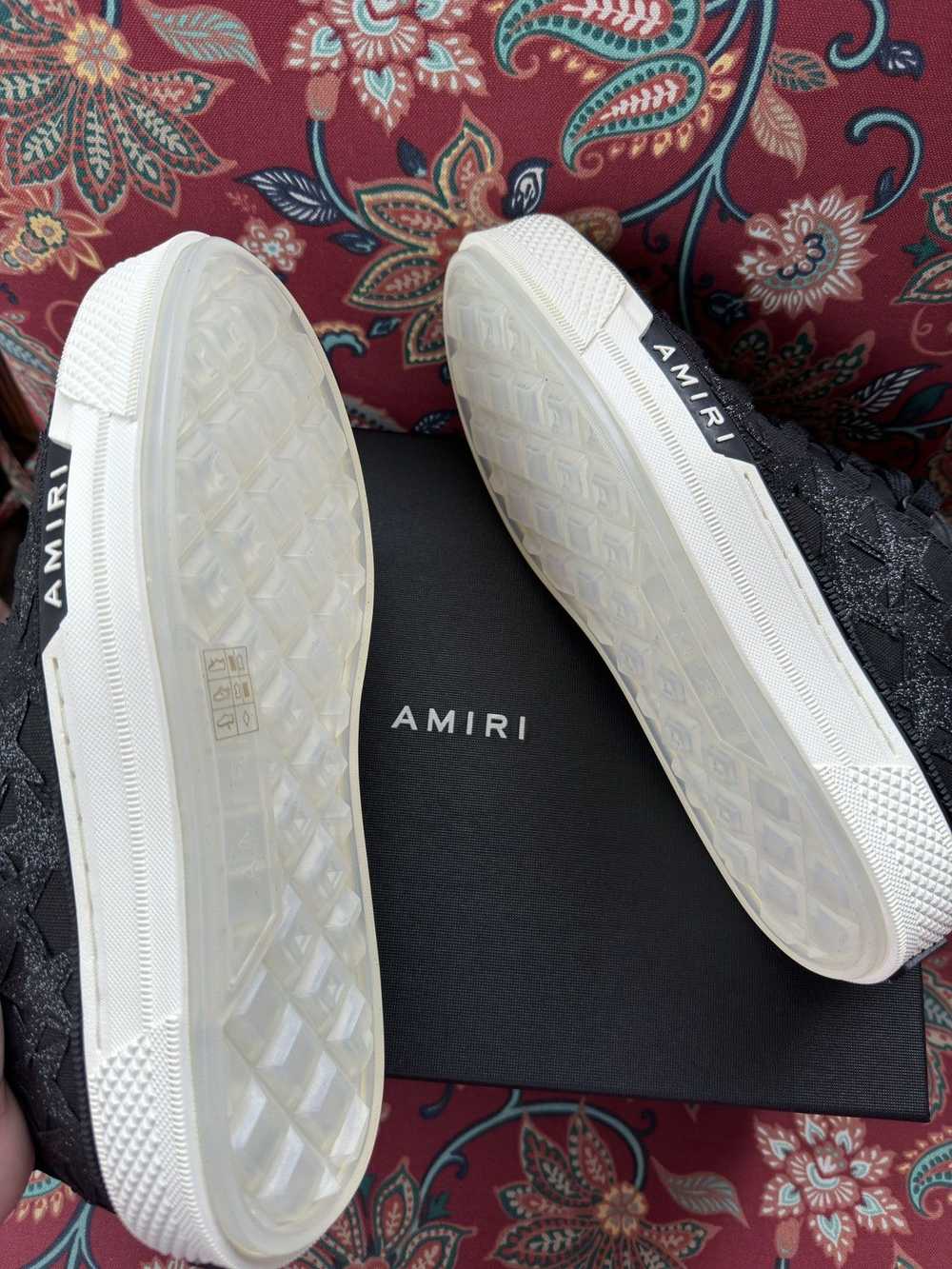 Amiri Amiri Crystal Glitter Star Sneakers - image 4