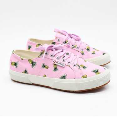 Superga Pink Satin Pineapple Sneakers Saintfant L… - image 1