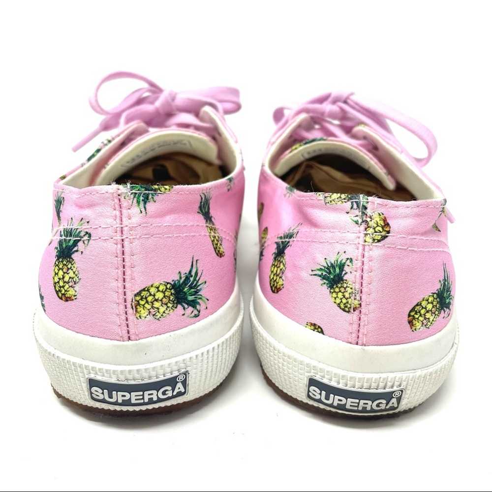 Superga Pink Satin Pineapple Sneakers Saintfant L… - image 7