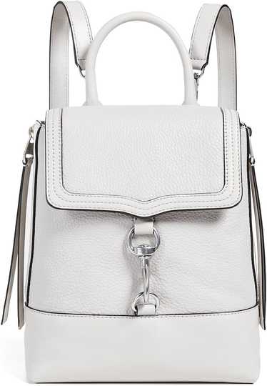 Rebecca Minkoff Julian Gray Leather Medium Backpac