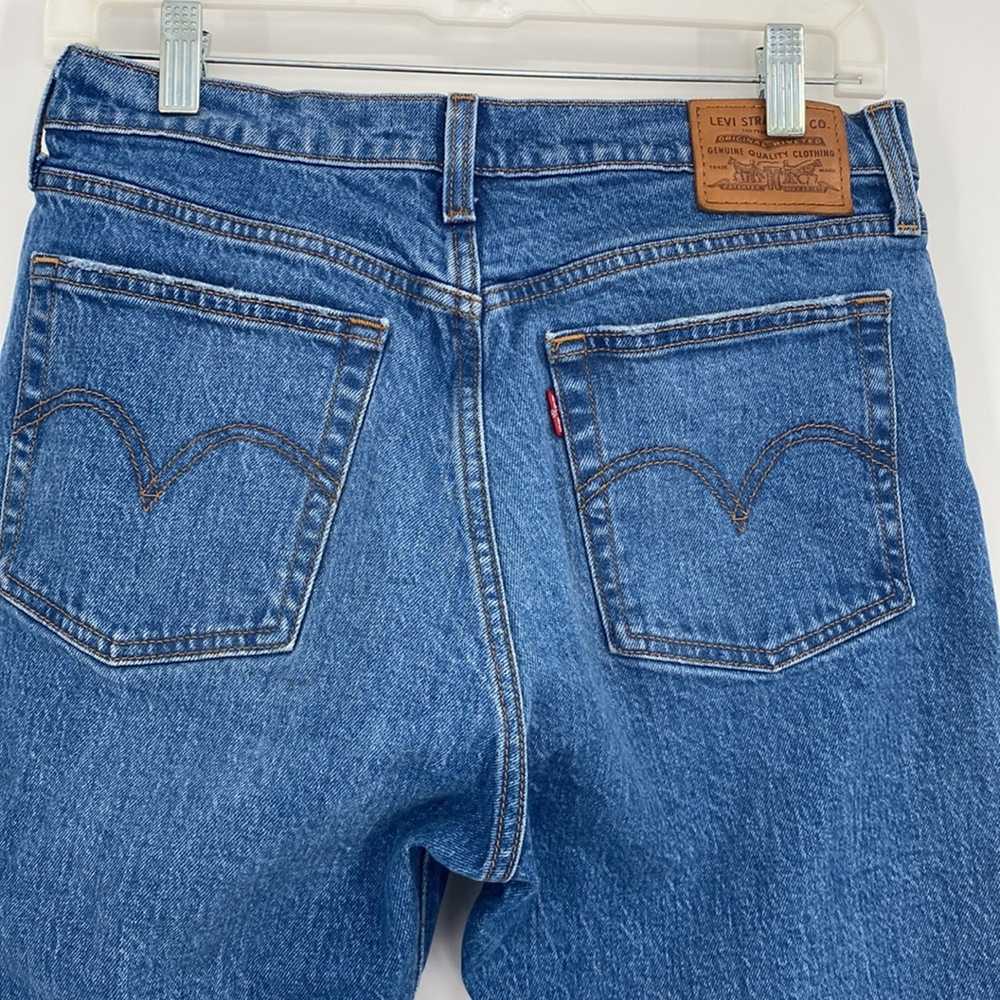 Levi's Wedgie Straight Leg Button Fly Jeans Size … - image 5