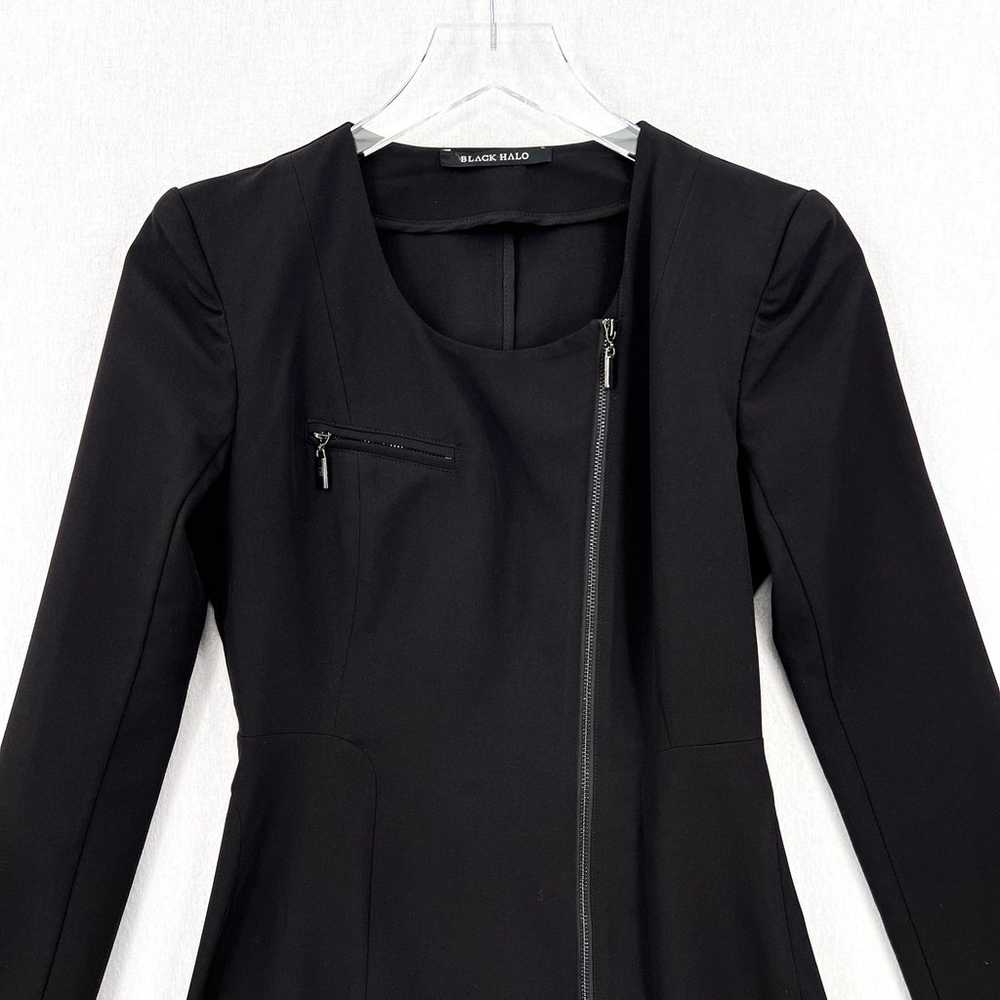 BLACK HALO The Lizzy Asymmetrical Dress Womens 0 … - image 4