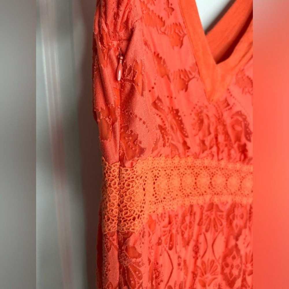Farm Rio Devore Maxi Dress in Light Red Size XS - image 10