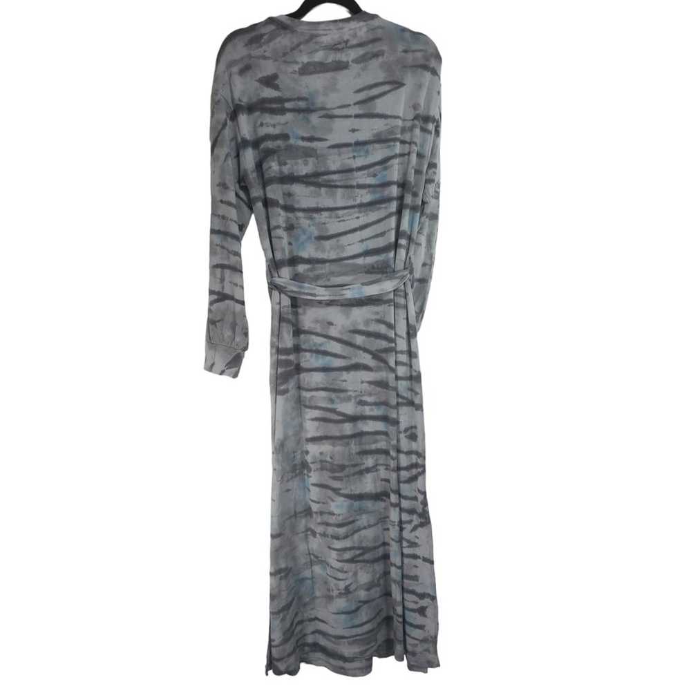 Dolan Anthropologie Gray Tie Dye Knit Midi Dress … - image 2