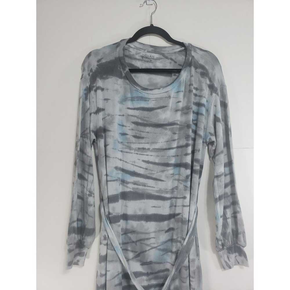 Dolan Anthropologie Gray Tie Dye Knit Midi Dress … - image 3