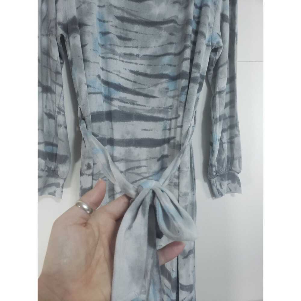Dolan Anthropologie Gray Tie Dye Knit Midi Dress … - image 5