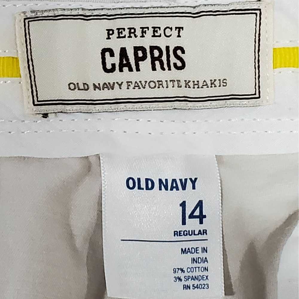 Old Navy Perfect Khaki Capris 14 - image 3