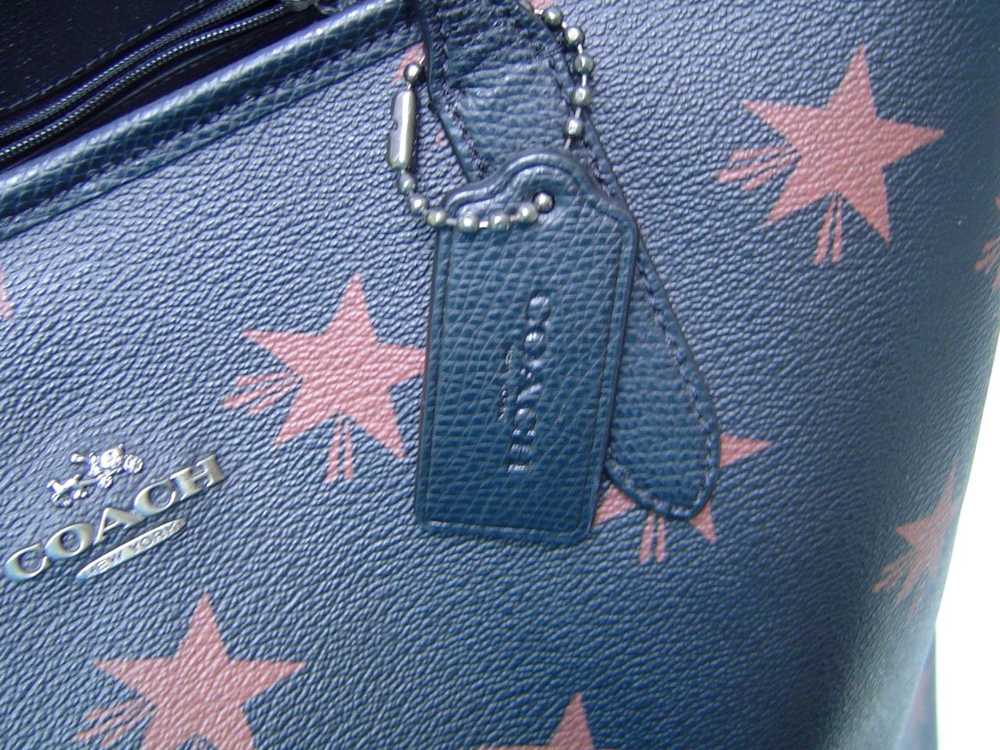AUTHENTIC COACH BLACK STAR CANYON COATED CANVAS C… - image 7