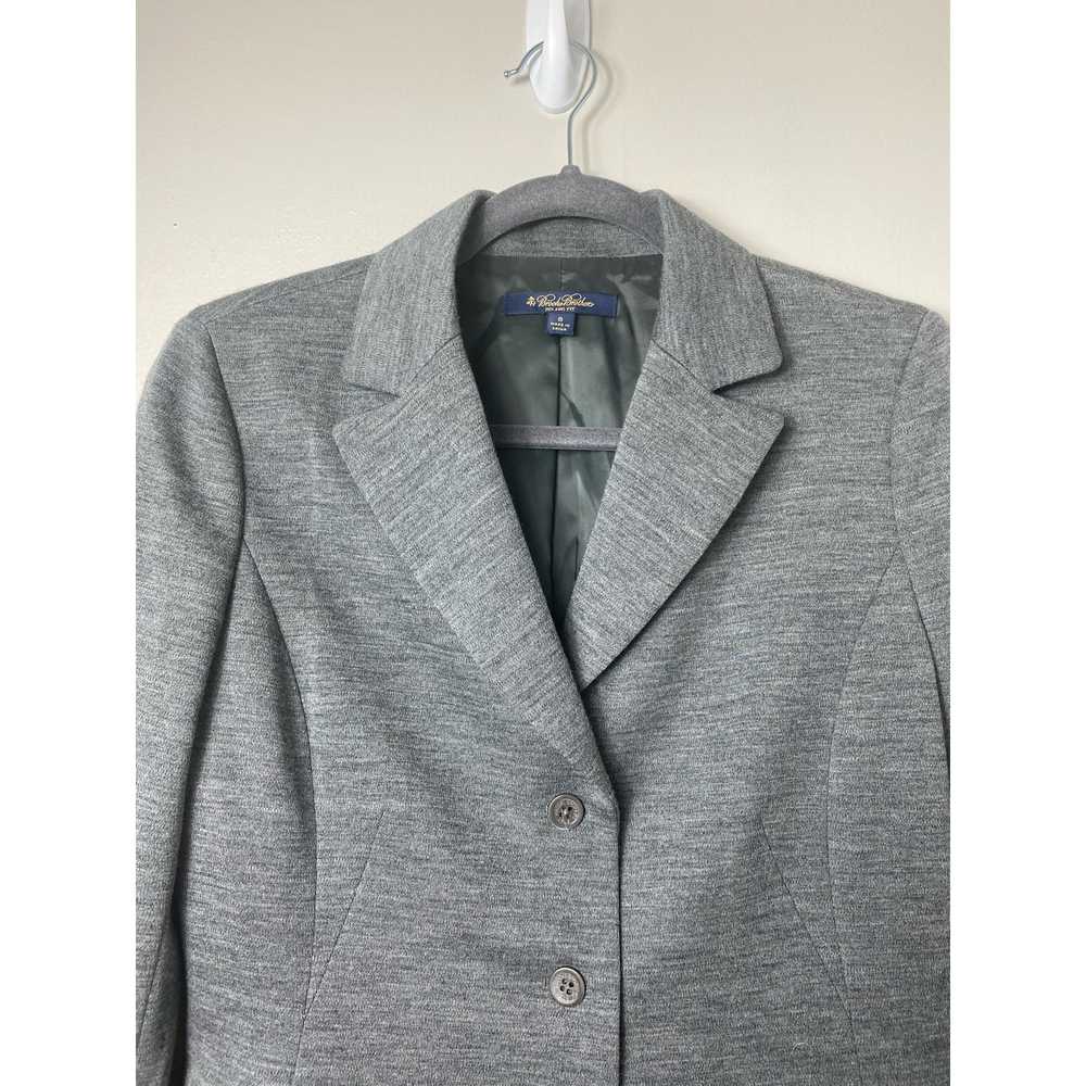 BROOKS BROTHERS 100% WOOL MILANO FIT GRAY GREY BL… - image 6