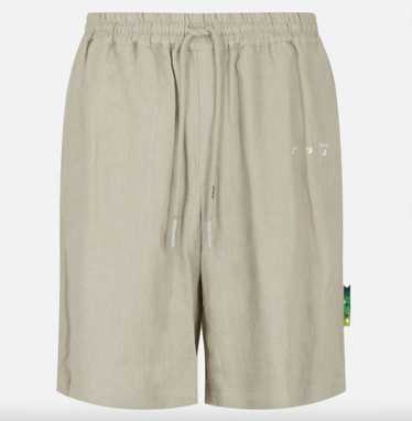 Off-White Linen Shorts