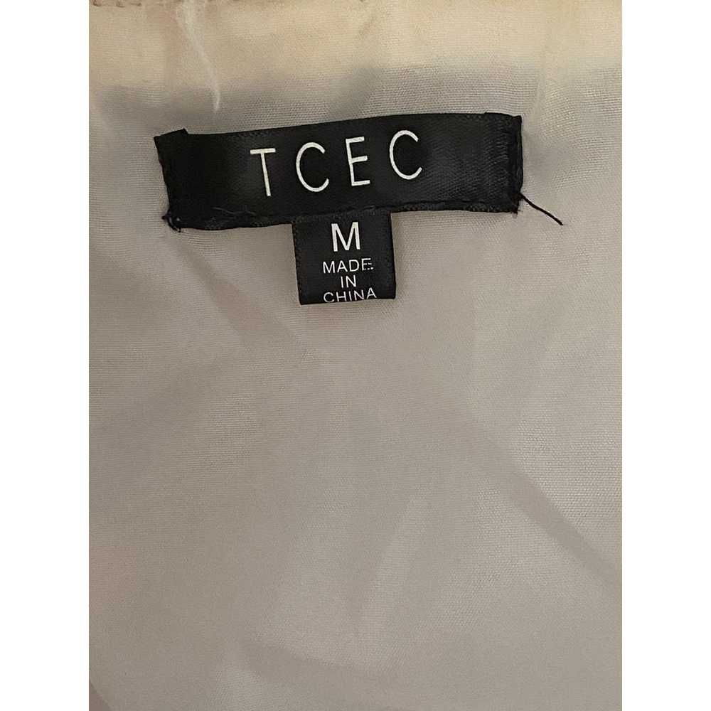 TCEC Woman's Size Medium Cream White Faux Fur Fuz… - image 3
