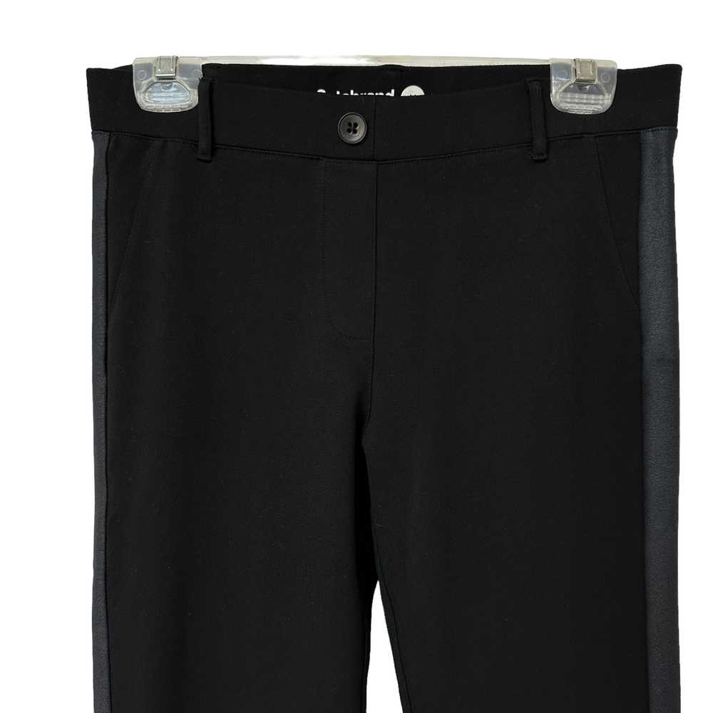 Betabrand Pants Black Tuxedo Stripe Yoga Pant Str… - image 3