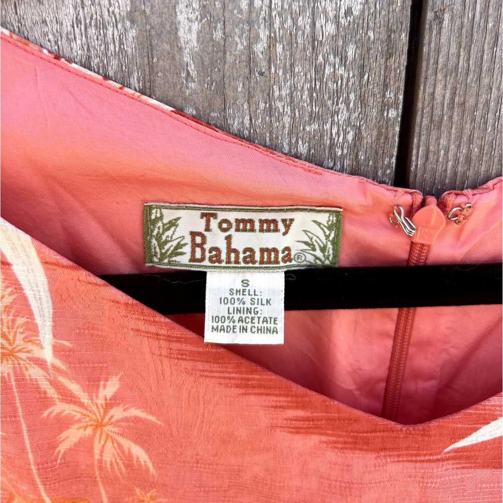 Vintage Tommy Bahama Coral Tropical Tank, Sz S - image 2