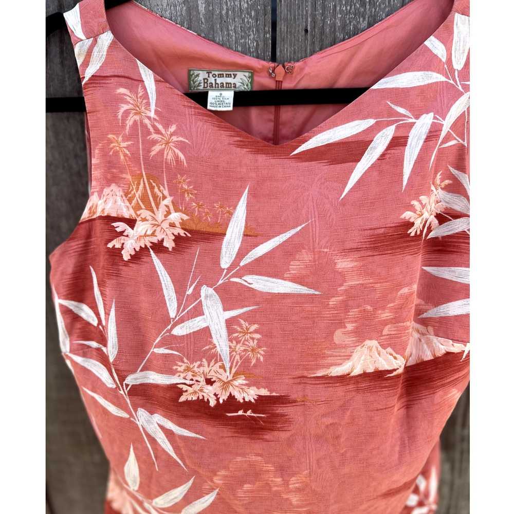 Vintage Tommy Bahama Coral Tropical Tank, Sz S - image 3