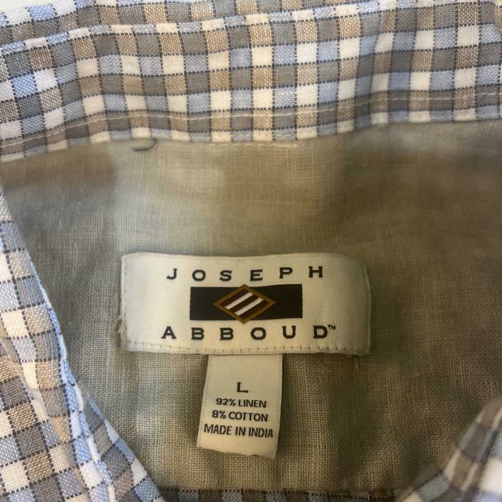 Joseph Abound Mens Large linen shirt button down … - image 6