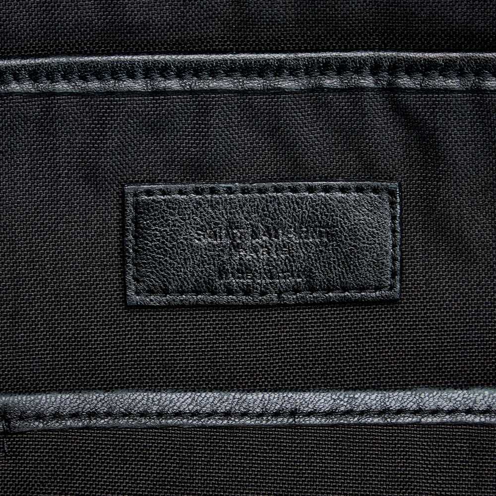 Black Saint Laurent Logo Nuxx Nylon Backpack - image 6