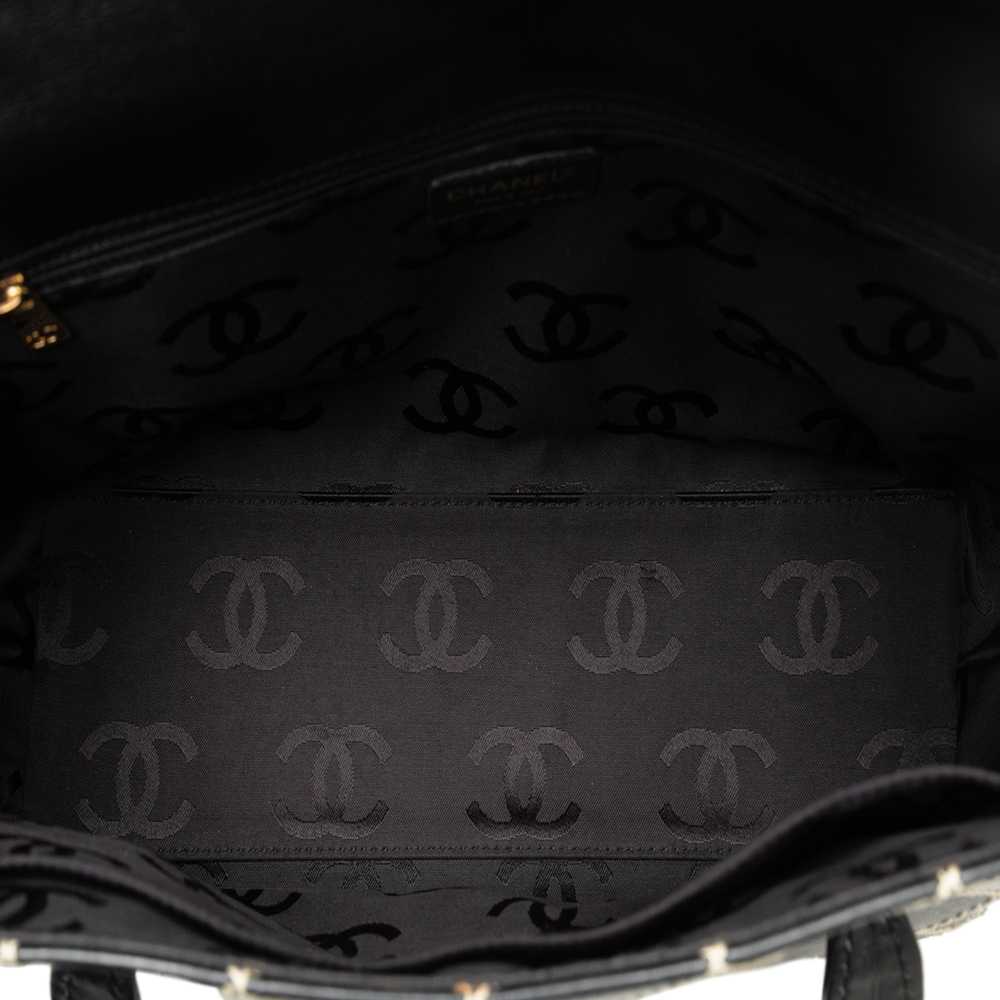 Black Chanel CC Wild Stitch Lambskin Shoulder Bag - image 5