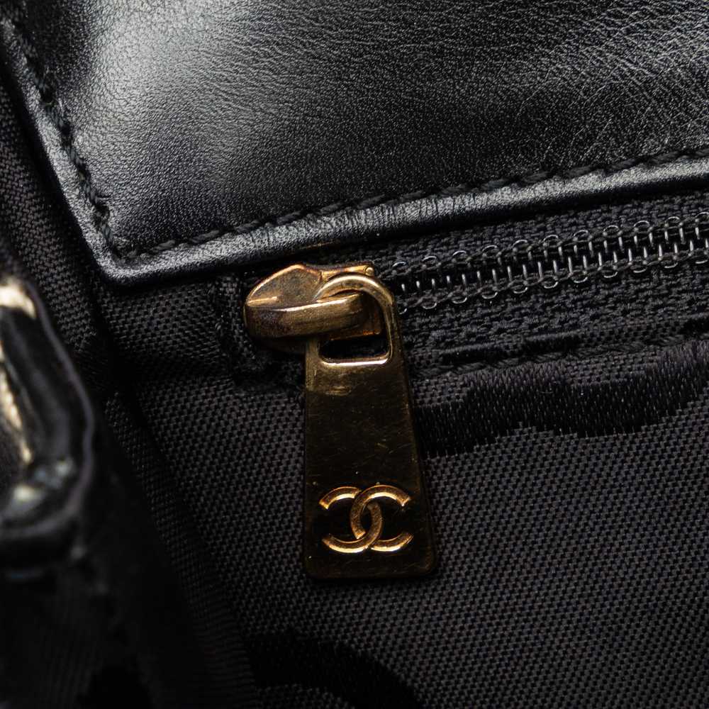 Black Chanel CC Wild Stitch Lambskin Shoulder Bag - image 8