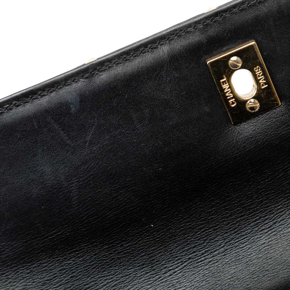 Black Chanel CC Wild Stitch Lambskin Shoulder Bag - image 9