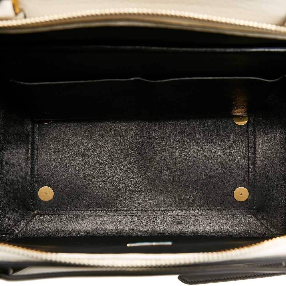 White Celine Micro Belt Bag Satchel - image 5