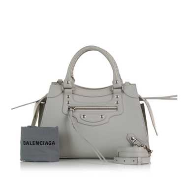 Gray Balenciaga Neo Classic City Bag