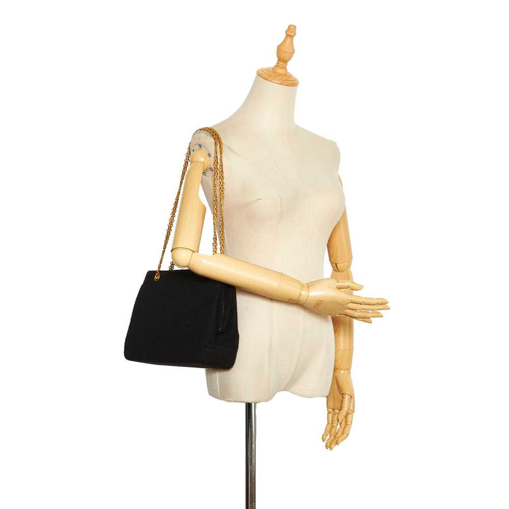 Black Chanel Classic Tweed Shoulder Bag - image 11