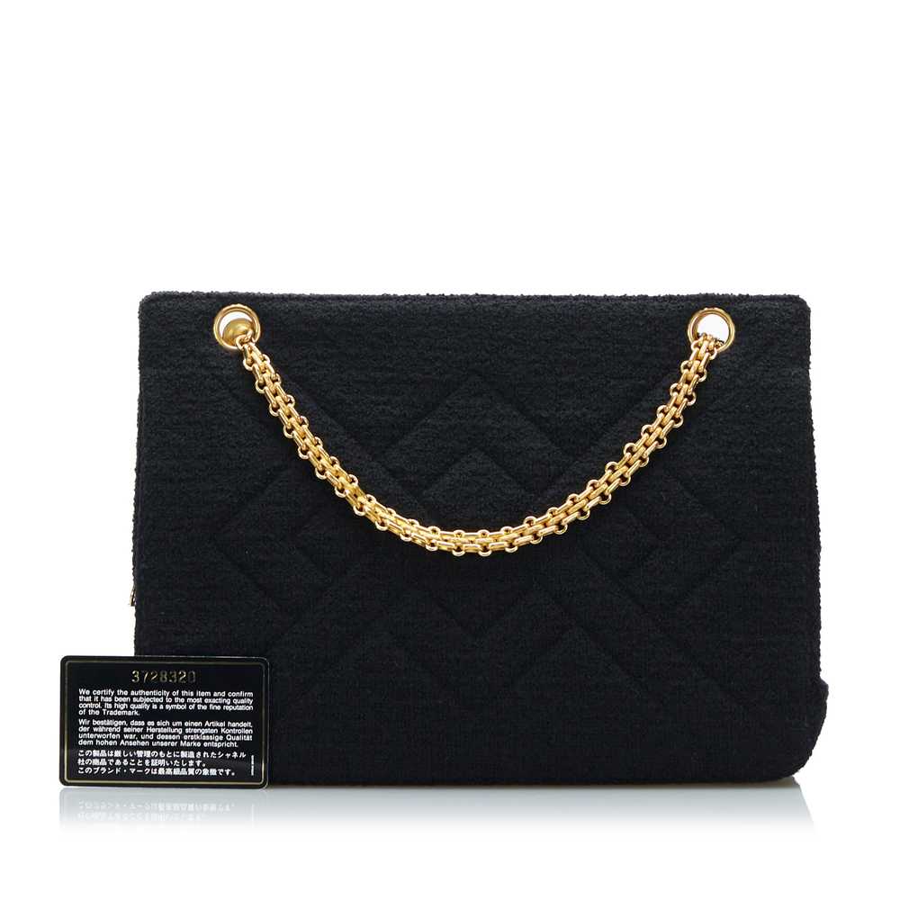 Black Chanel Classic Tweed Shoulder Bag - image 12