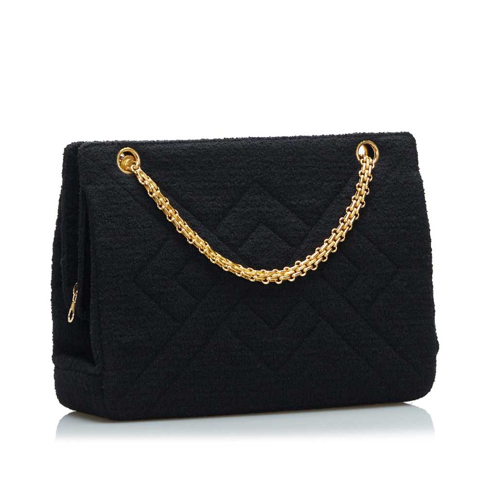Black Chanel Classic Tweed Shoulder Bag - image 2