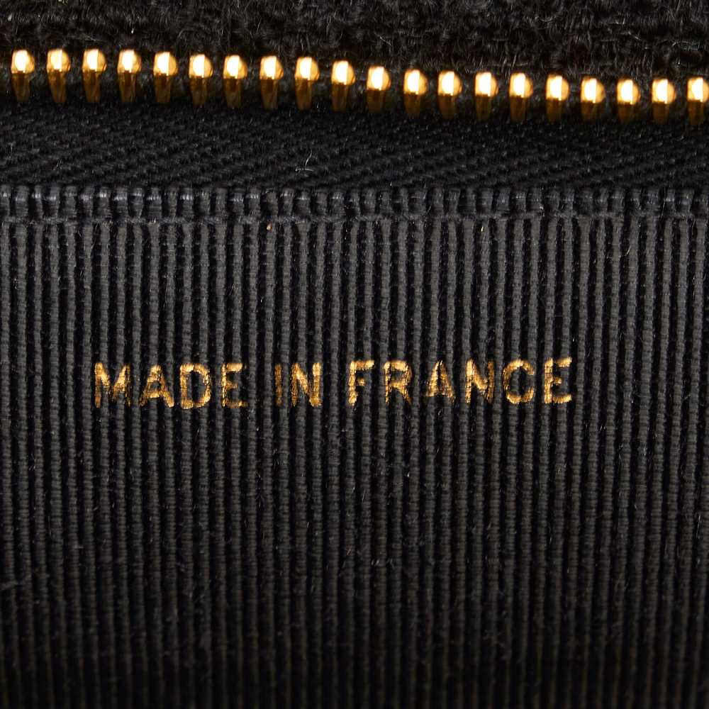 Black Chanel Classic Tweed Shoulder Bag - image 8