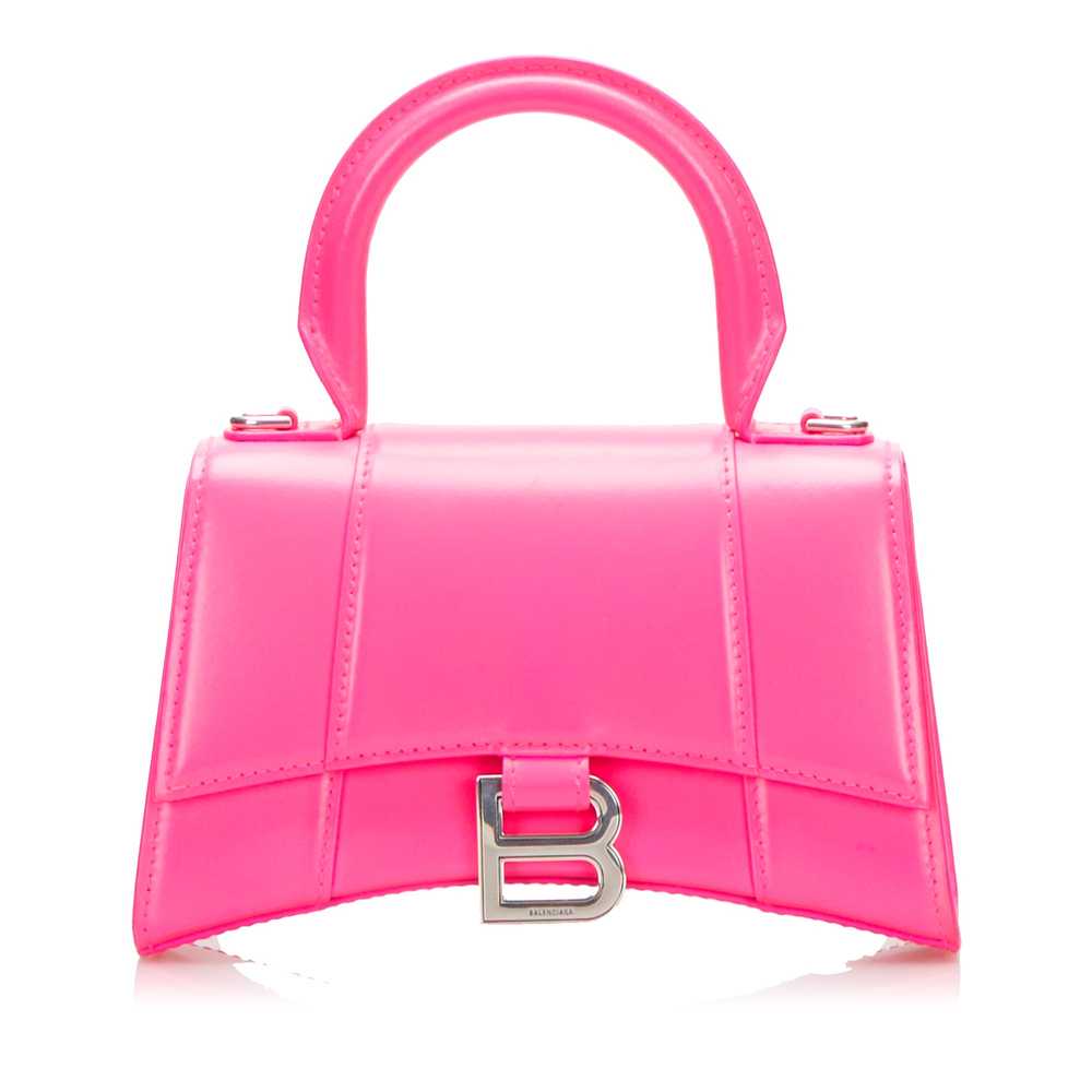 Pink Balenciaga Hourglass XS Satchel - image 1