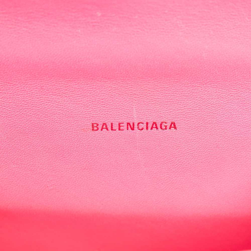 Pink Balenciaga Hourglass XS Satchel - image 6