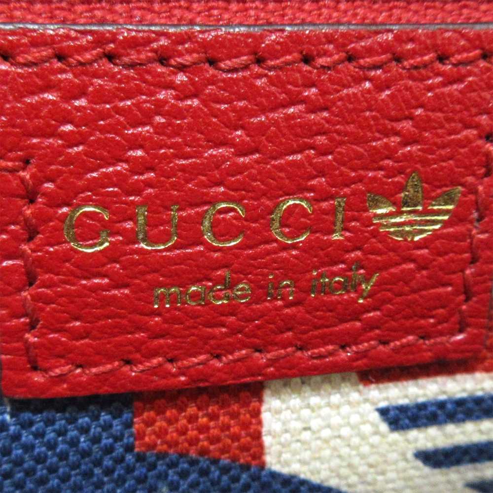 Red Gucci x Adidas Leather Mini Duffle Bag - image 6