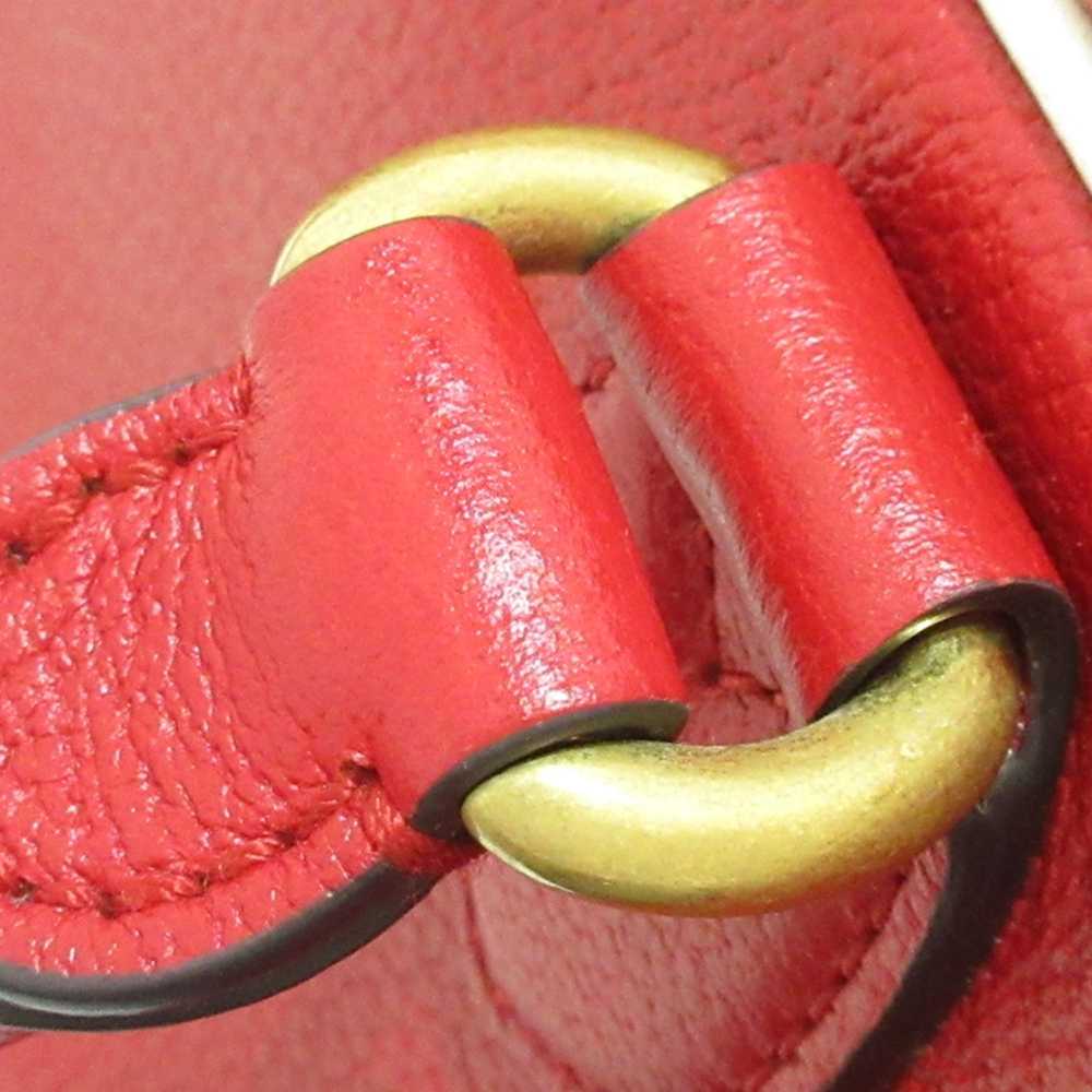 Red Gucci x Adidas Leather Mini Duffle Bag - image 9