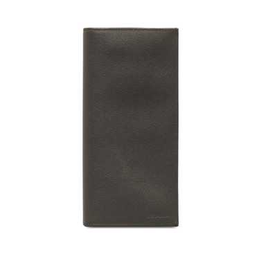 Gray Prada Saffiano Leather Wallet