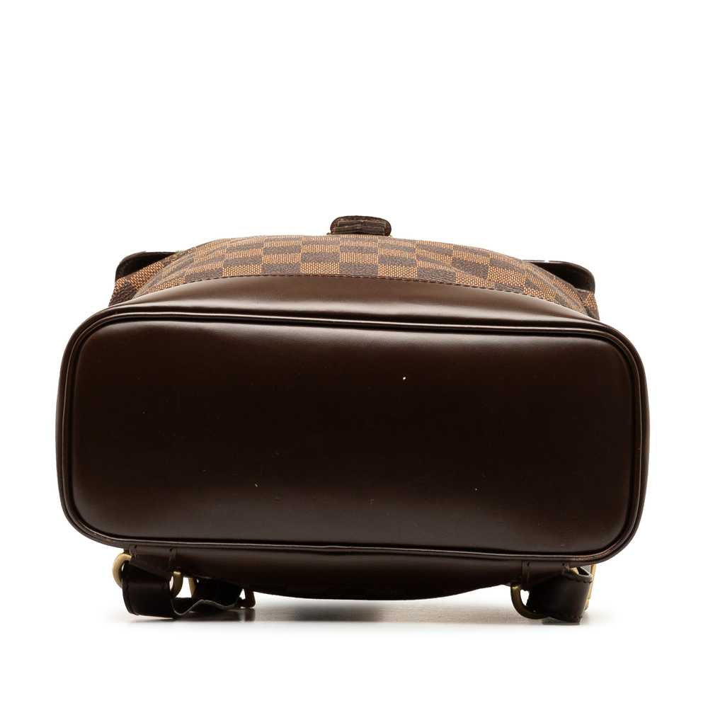 Brown Louis Vuitton Damier Ebene Soho Backpack - image 4
