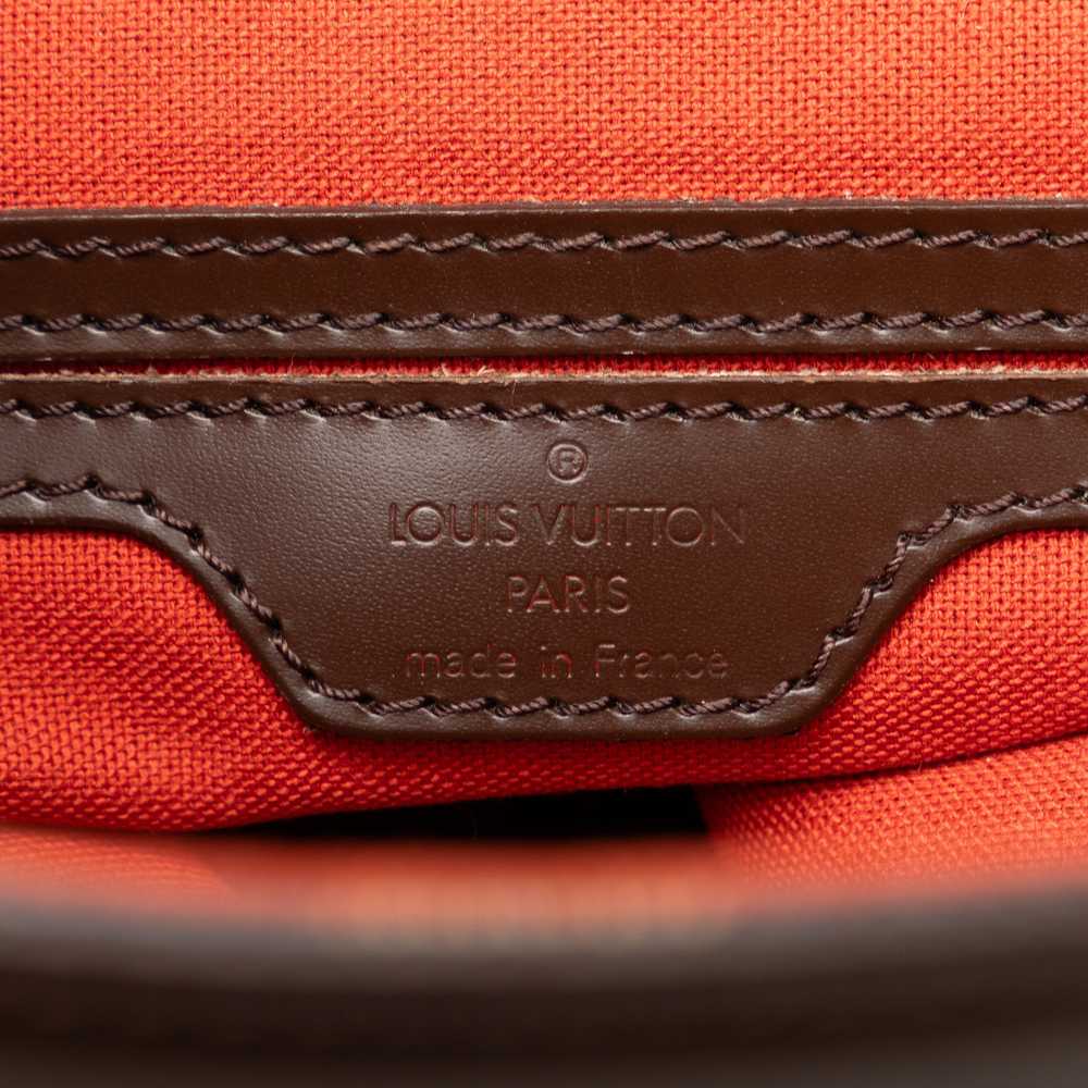 Brown Louis Vuitton Damier Ebene Soho Backpack - image 6