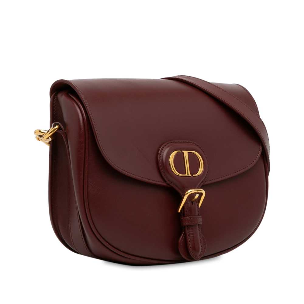 Burgundy Dior Medium Bobby Crossbody Bag - image 2