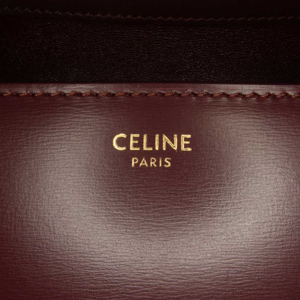 Burgundy Celine Small Classic Box Crossbody Bag - image 10