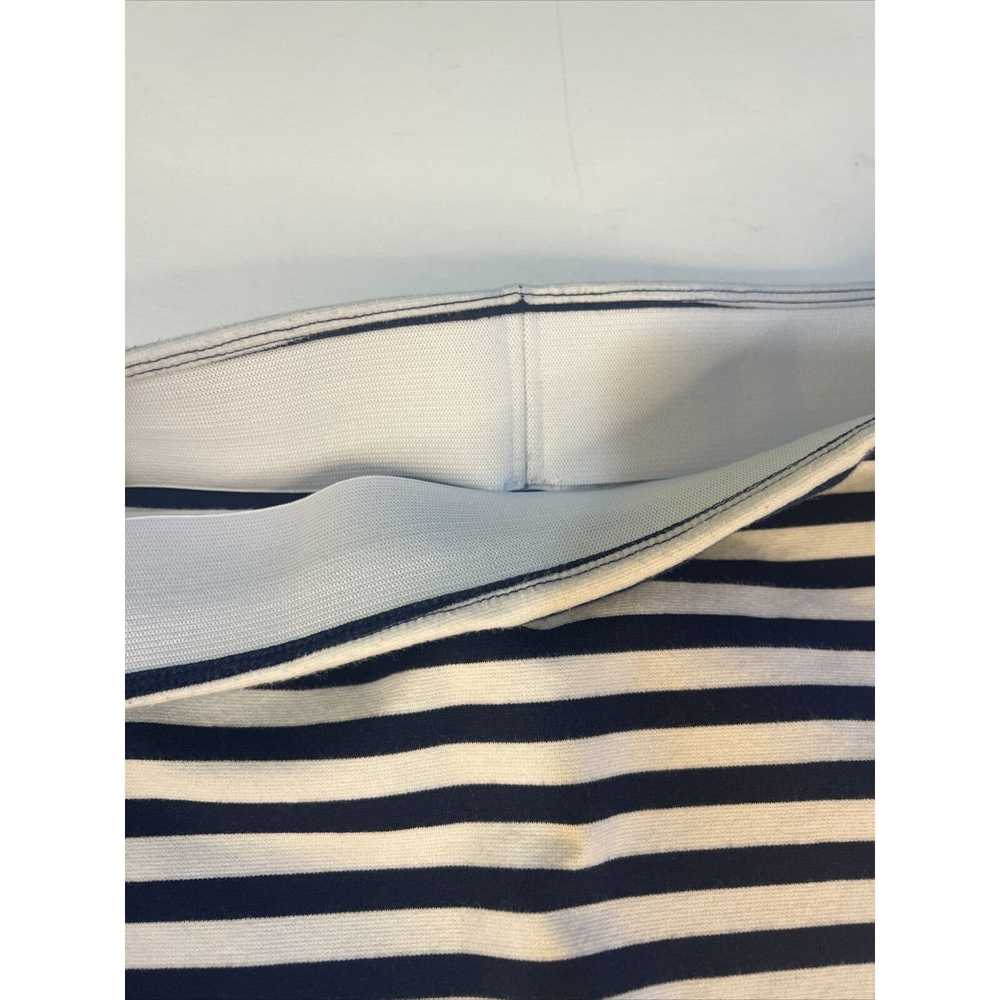 Old Navy Striped Skirt Navy Blue & White Stripe S… - image 4