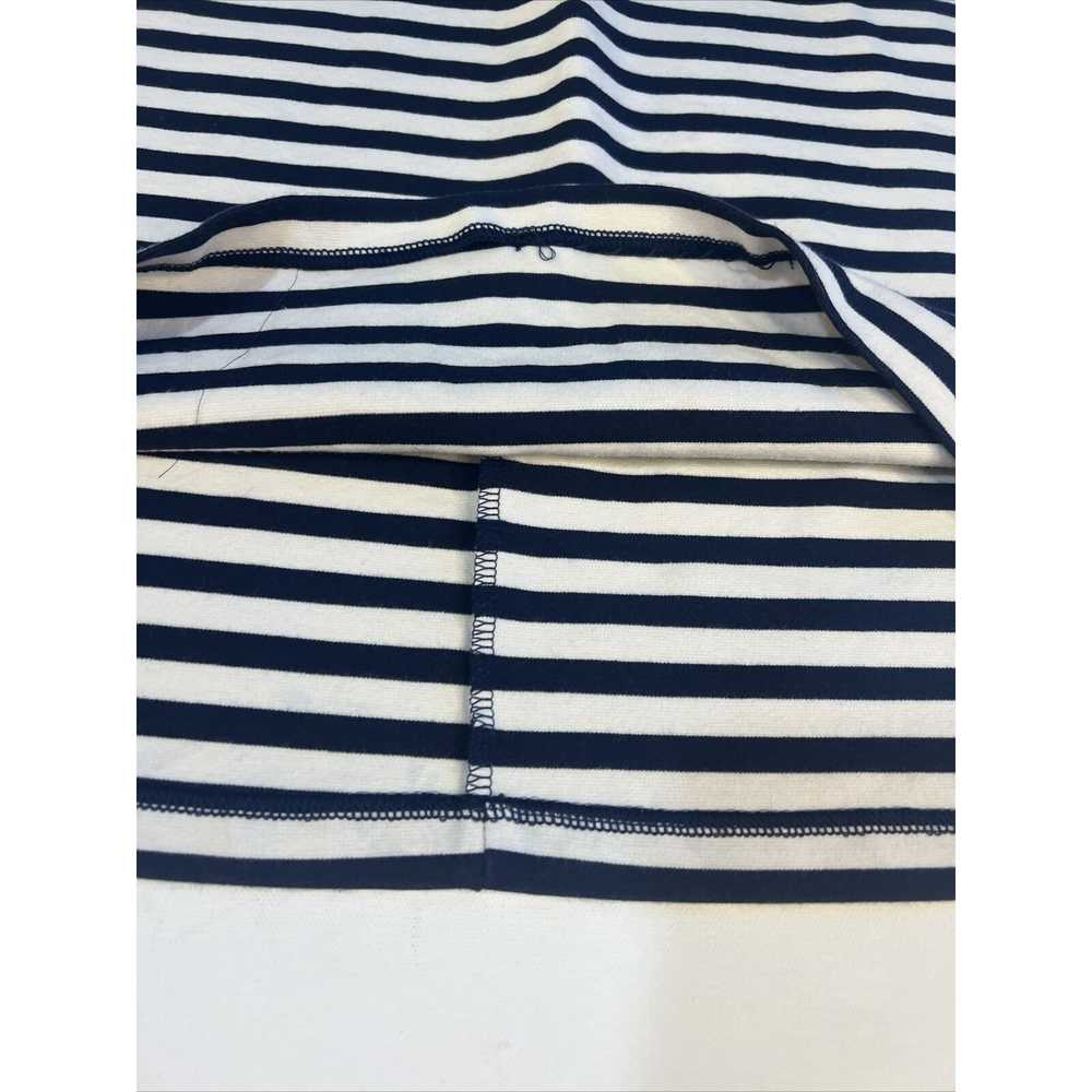 Old Navy Striped Skirt Navy Blue & White Stripe S… - image 5