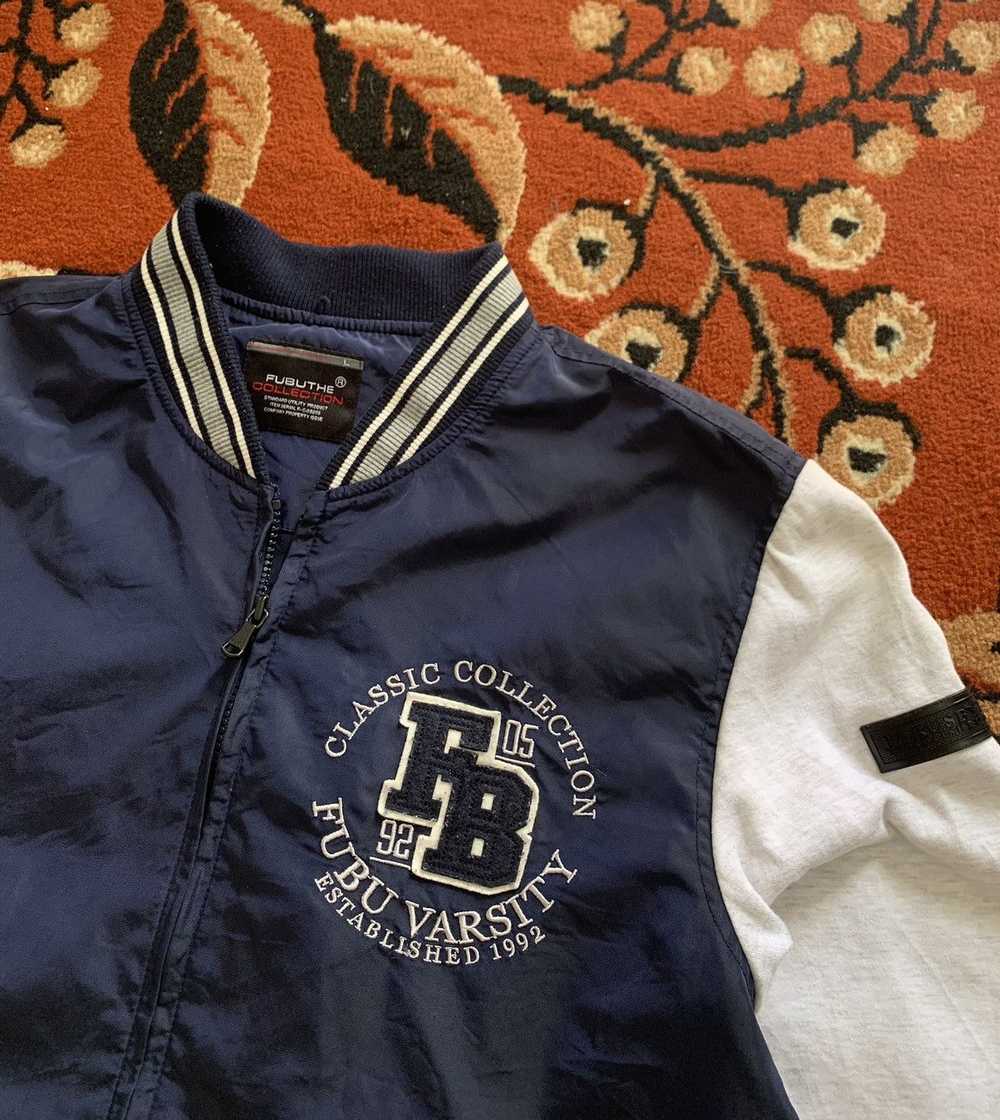 Fubu × Streetwear × Vintage Vintage fubu varsity … - image 3