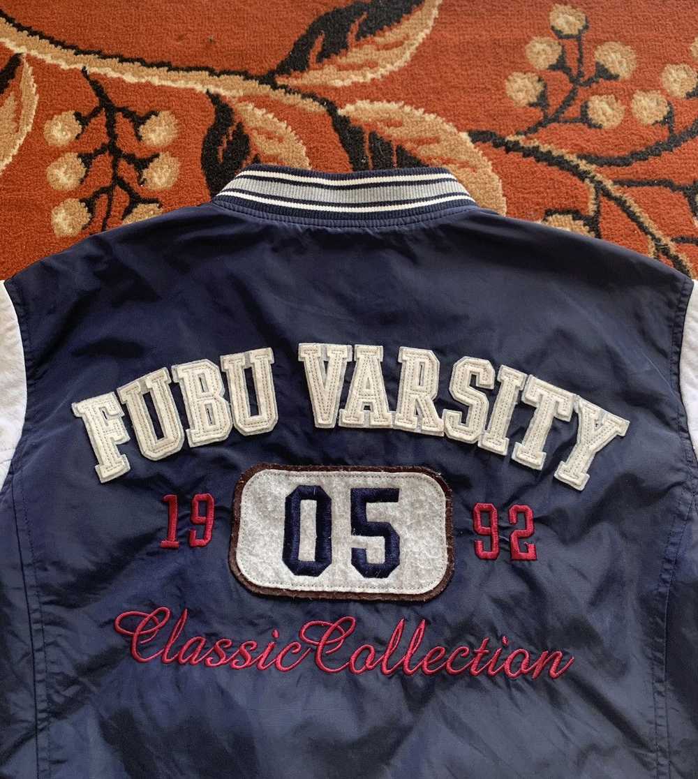 Fubu × Streetwear × Vintage Vintage fubu varsity … - image 4