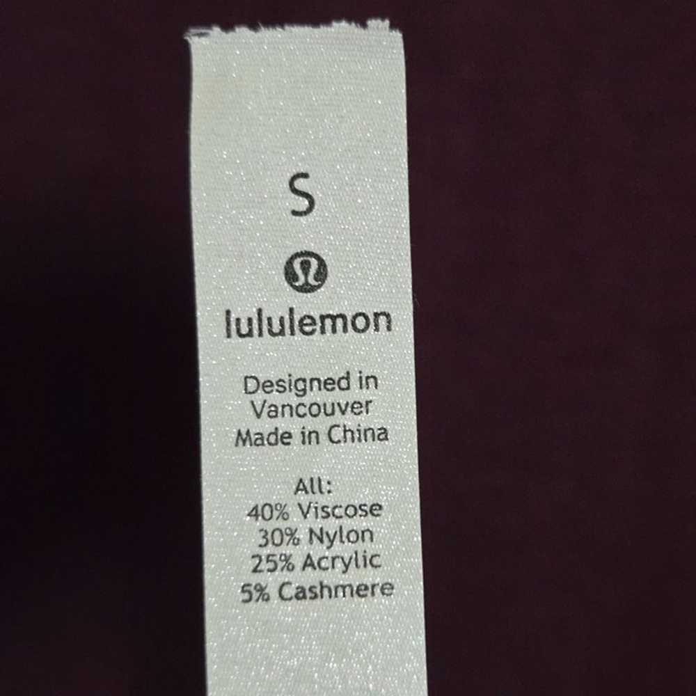 Lululemon Softer Still Turtleneck Garnet Sweater … - image 9