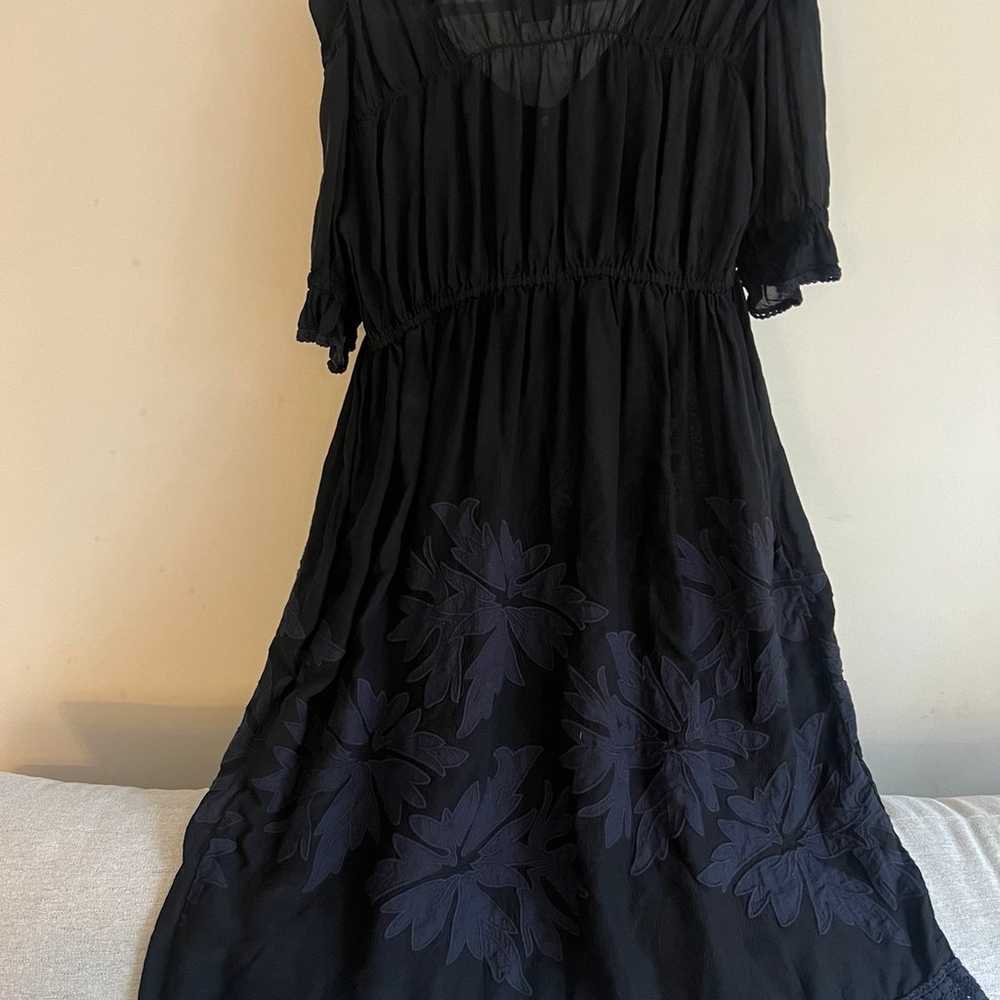 johnny was embroidered black dress size Small - image 9