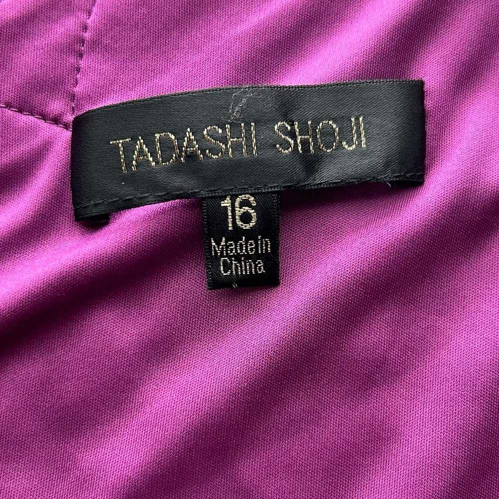 Tadashi Shoji One Shoulder Sequin Dress - image 3