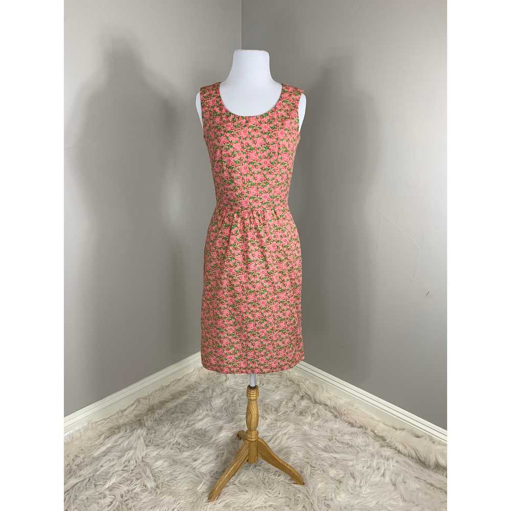 Vintage 50s 60s MidCentury Spring Summer Dress Ro… - image 10