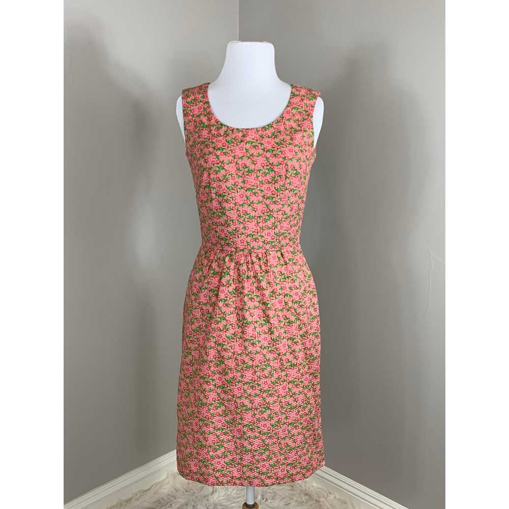 Vintage 50s 60s MidCentury Spring Summer Dress Ro… - image 3