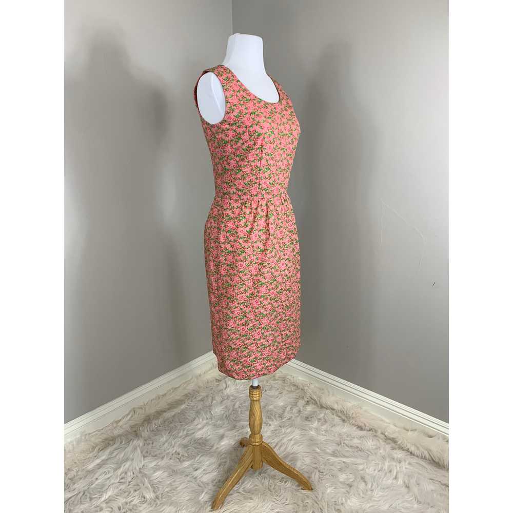 Vintage 50s 60s MidCentury Spring Summer Dress Ro… - image 4