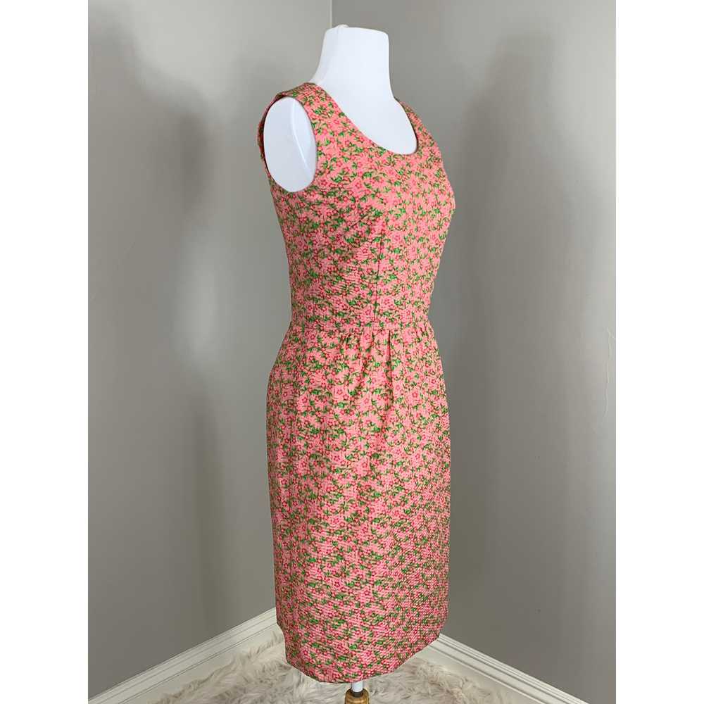 Vintage 50s 60s MidCentury Spring Summer Dress Ro… - image 7